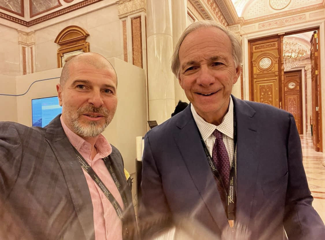 Dr. Plamen Russev with Ray Dalio