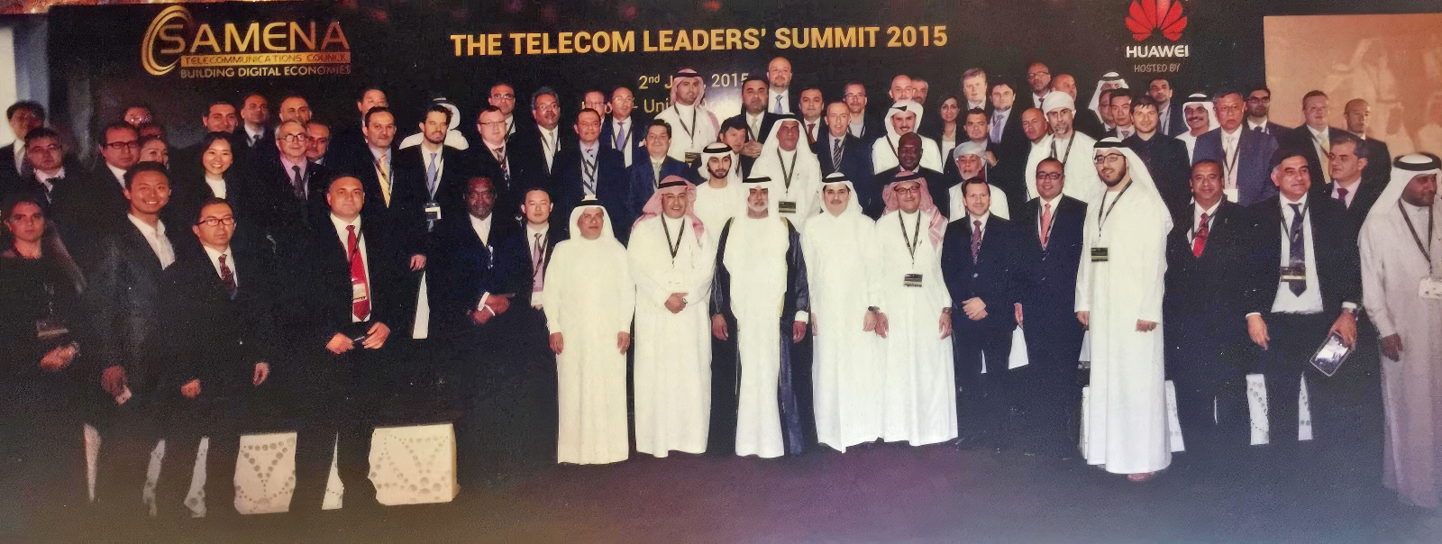 Speakers photo at the Samena Telecoms Leaders Summit