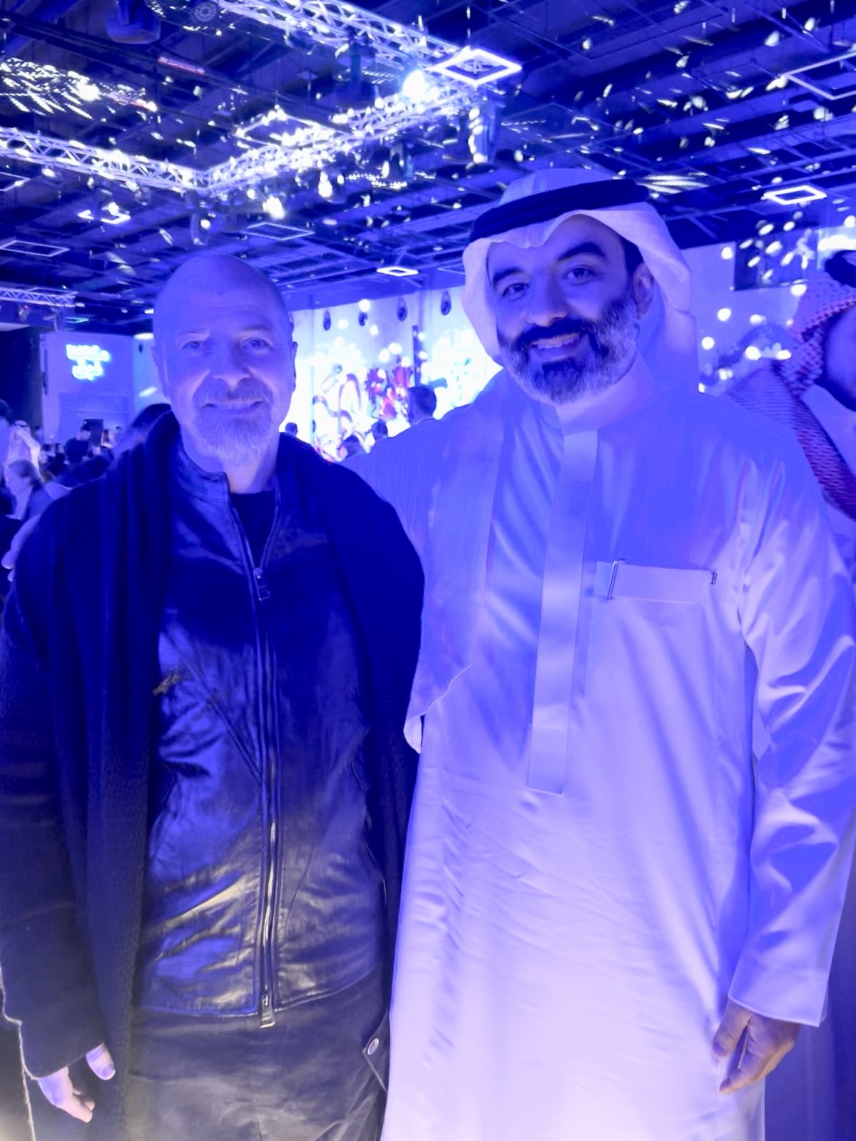 Plamen Russev with Abdullah bin Amer Alswaha, Saudi Minister of Communications and Information Technology