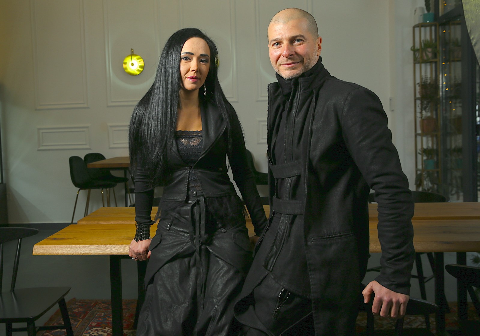 Plamen Russev with his wife Aniela