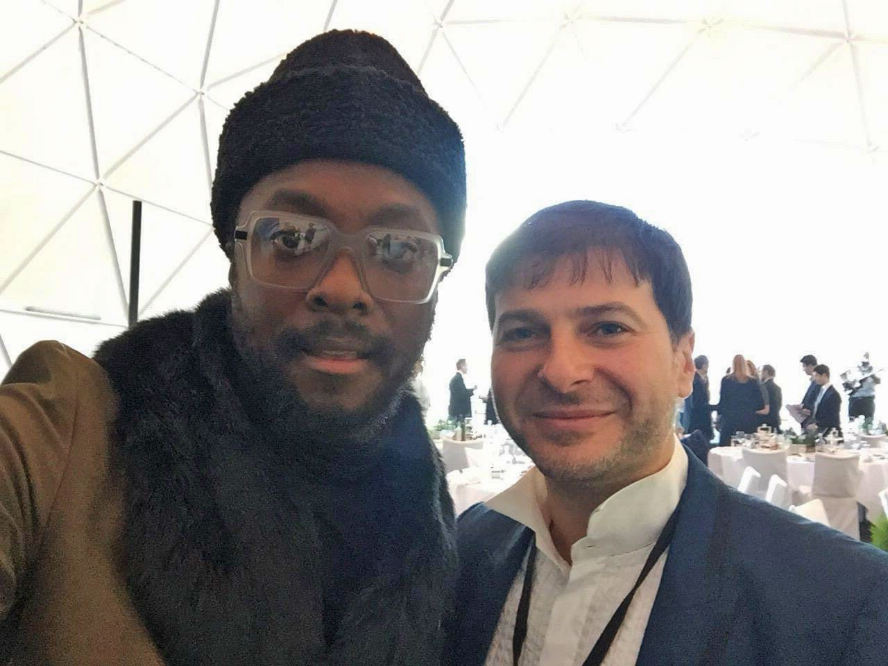 Plamen Russev with Will.I.am