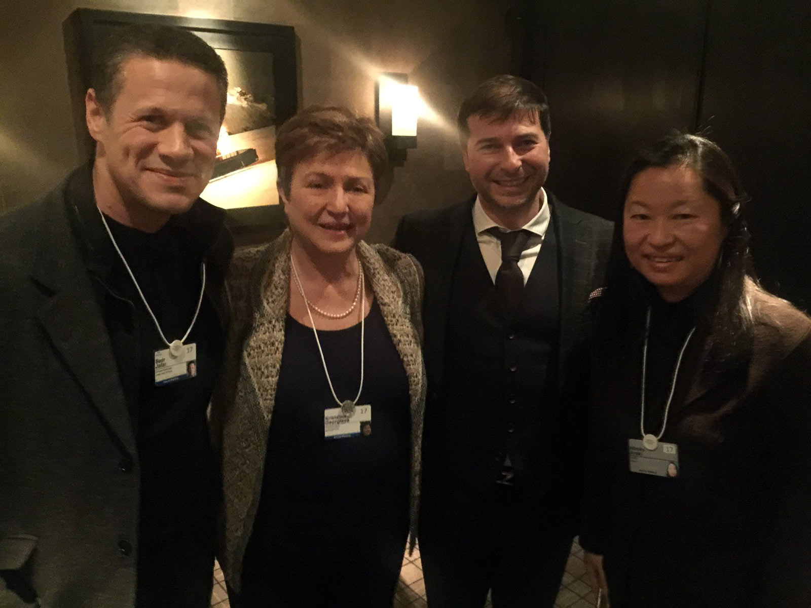 Plamen Russev with former European Commissioner and CEO of the World Bank Kristalina Georgieva