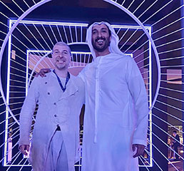 Д-р Пламен Русев с Абдула Бин Тук Ал Мари, министър на икономиката на ОАЕ 