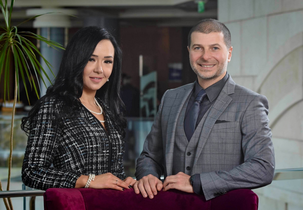 Plamen Russev with his wife and Managing Director of Webit events, Aniela.